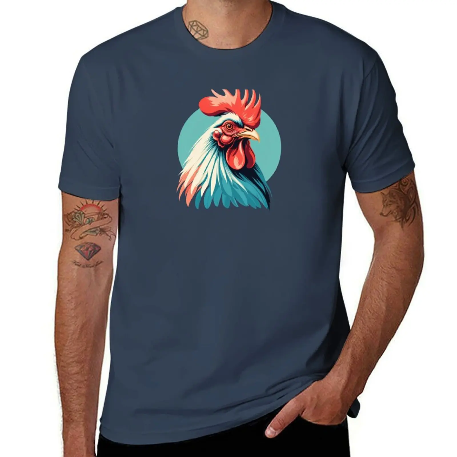 

King Rooster T-Shirt anime tshirt new edition for a boy men t shirts high quality