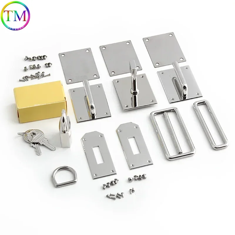 Lucury Stainless Steel Metal Clasp Wholesale Bag Twist Turn Lock a Set of Locks For Woman Handbags Purse Hardware Accessories