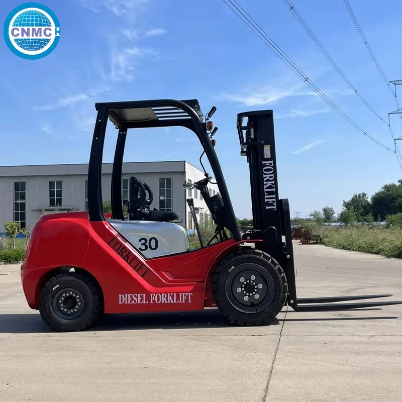 CN-30K Fuel forklift Pallet Stacker 3 Ton Rated capacity Diesel Forklift High Lifting Logistics Port Terminal Use CE Certified