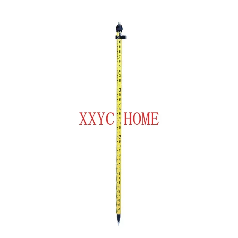 

Yellow and Green 2M x 2 Sections Snap-lock Aluminum GPS Pole For GNSS GPS Surveying