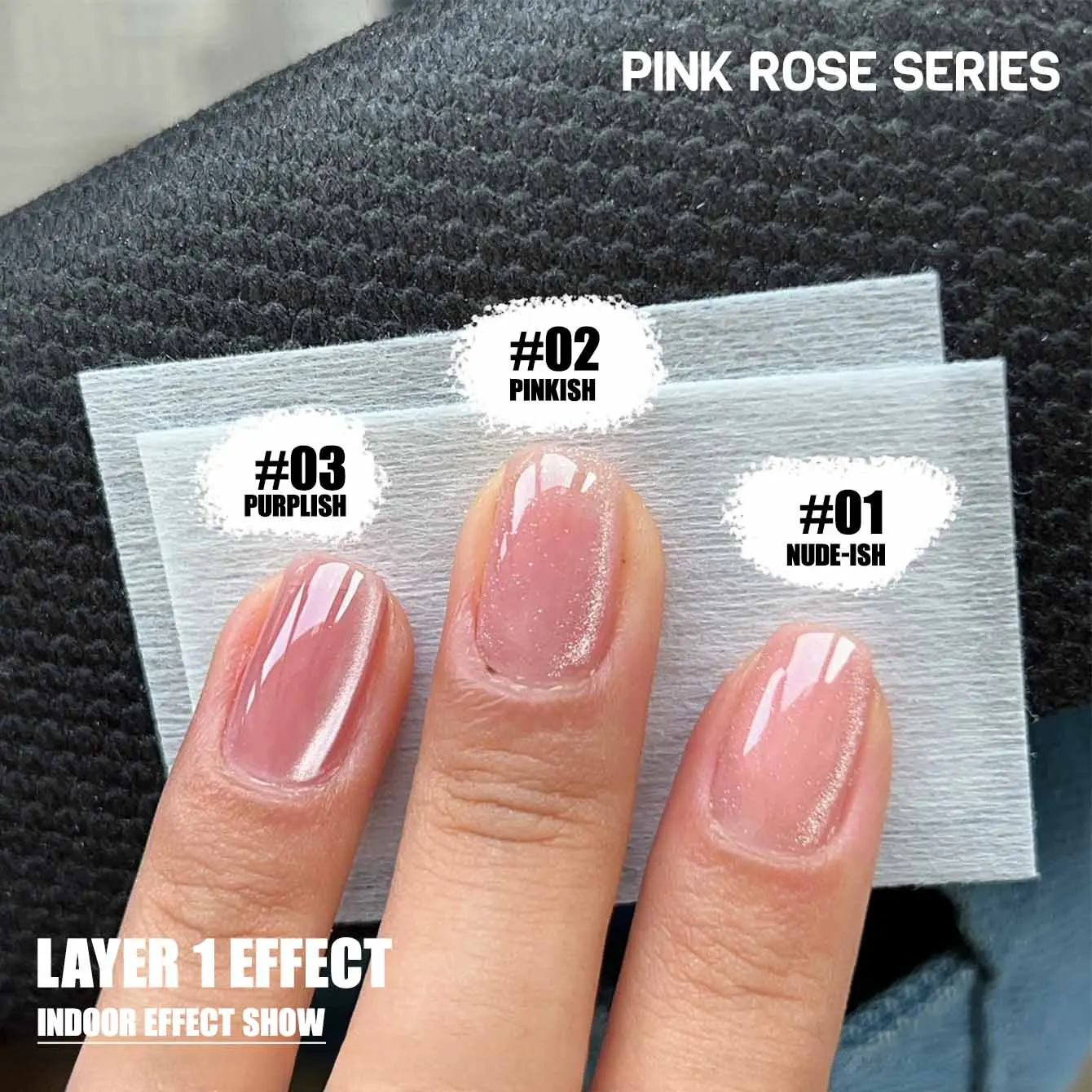 12 مللي 1 قطعة مبيعا الزجاج حبة المغناطيس عين القط هلام طلاء الأظافر 2025 نمط جديد الوردي الأسود هلام البولندية مستلزمات الأظافر #2