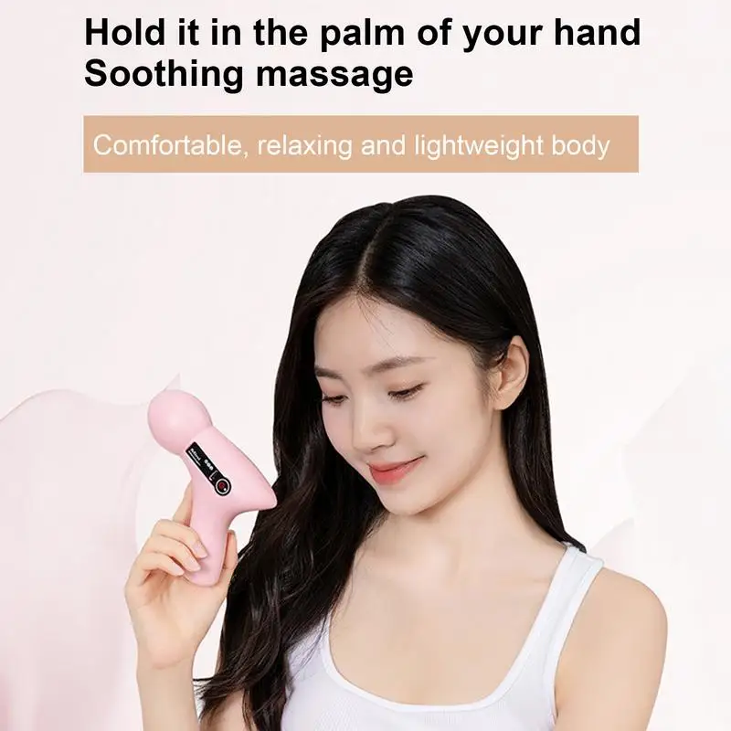 Deep Tissue Massager Handheld Muscle Massager Compact LED Display Sports Massager Deep Tissue Back Massage Relax For Dad Mom