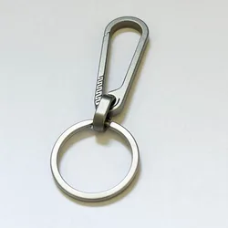 1PC Multifunctional Titanium Alloy Keychain Quick Release Carabiner Buckle Car Key Chain Accessories Waist Keyring Accessories