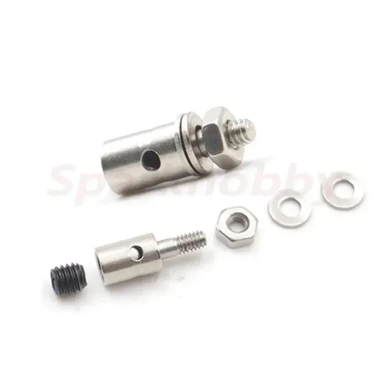 Upgraded DIY RC Airplane Parts,20PCS 1.3mm 1.8mm 2.1mm Push Rod Connector Stop Metal Quick Adjuster and L-shaped Hex Wrench