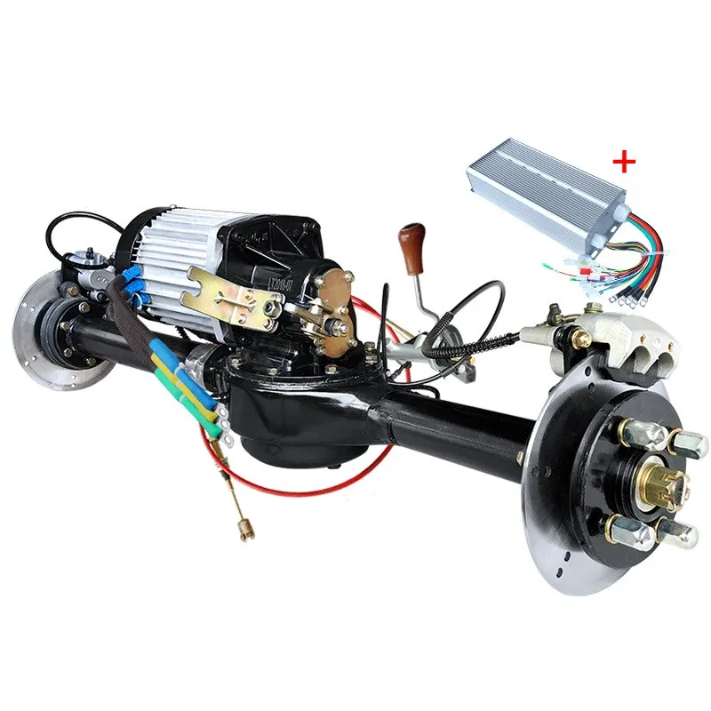 Electric Vehicle High Power 800kg Load 60V 72V 3000W Integral  Brake Shifting Rear  Assembly
