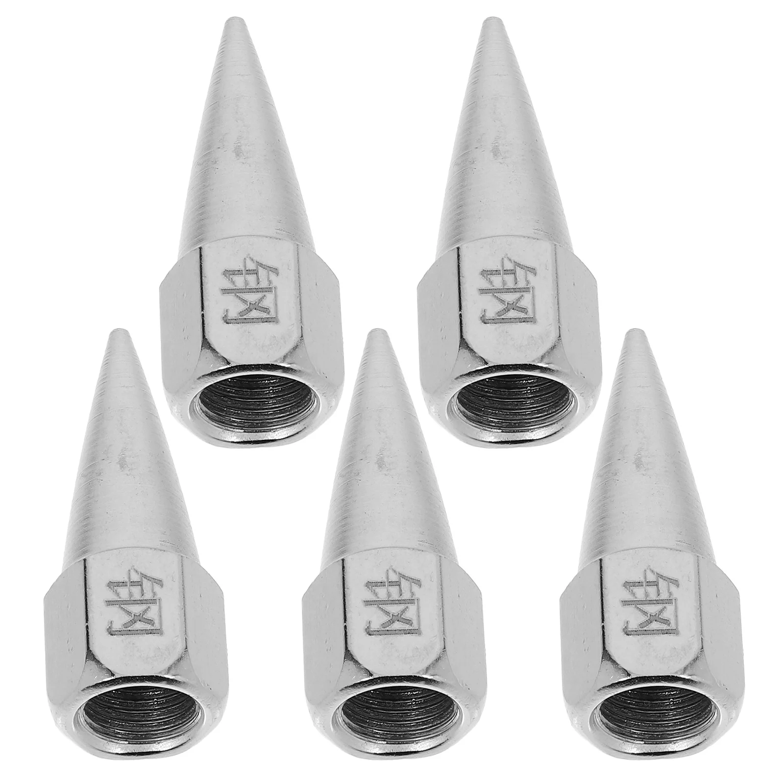 

5pcs Grease Nozzle Replacement Tips Heavy Duty Steel Grease Hose Fittings For Machinery Lubrication Tools Engine Parts