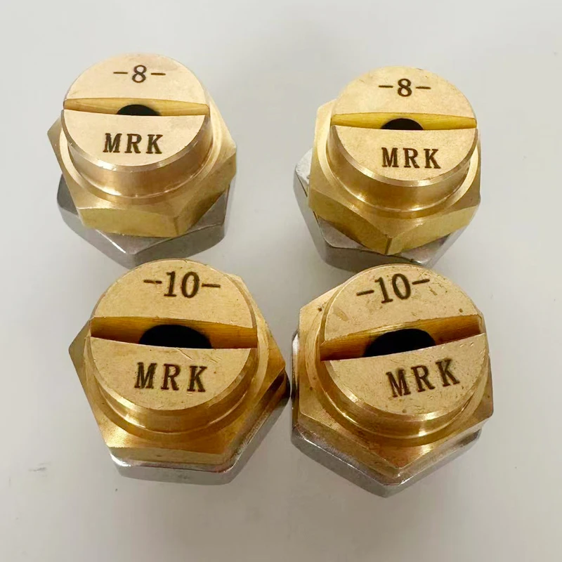 Brass Flat Fan Spray Nozzle Asphalt Bitumen Sprinkler Nozzle for Asphalt Distributor Truck Road Pavement Maintenance Spraying