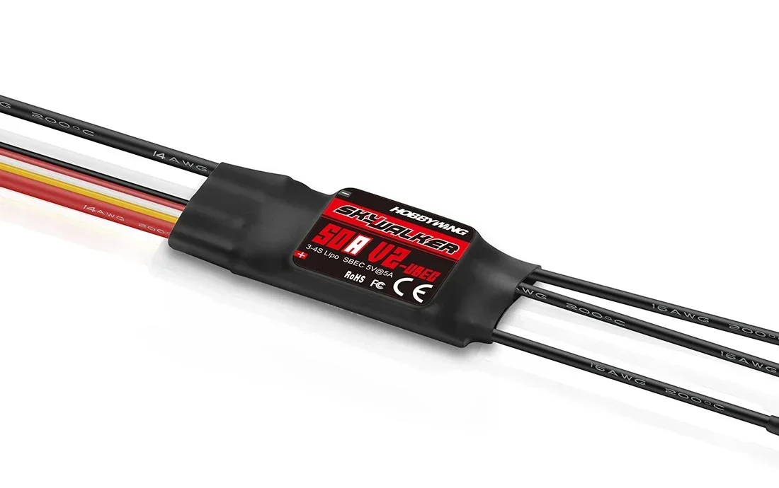 HOBBYWING Skywalker V2 15A 30A 40A 50A 60A 80A 100A Borstelloze ESC Speed Controller UBEC T/XT60 voor RC FPV Quadcopter Drone Vliegtuig