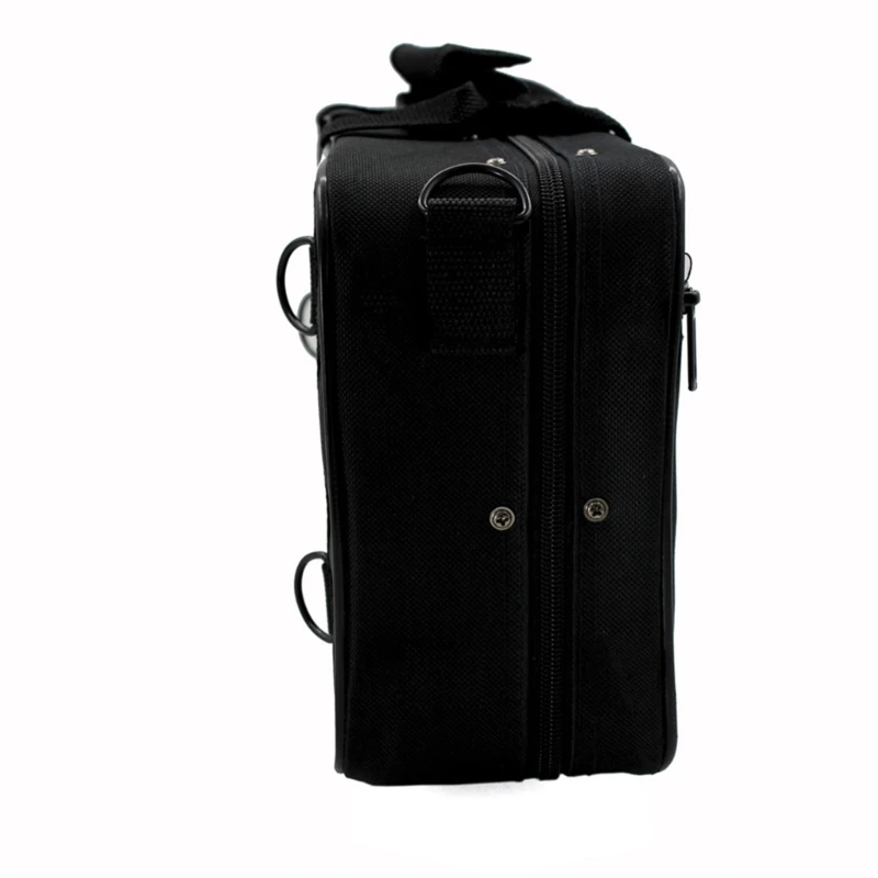 Waterproof Black Clarinet Box Case Foam Padded Thicken Oxford Cloth Clarinet Sotrage Bag with Handle Strap Durable