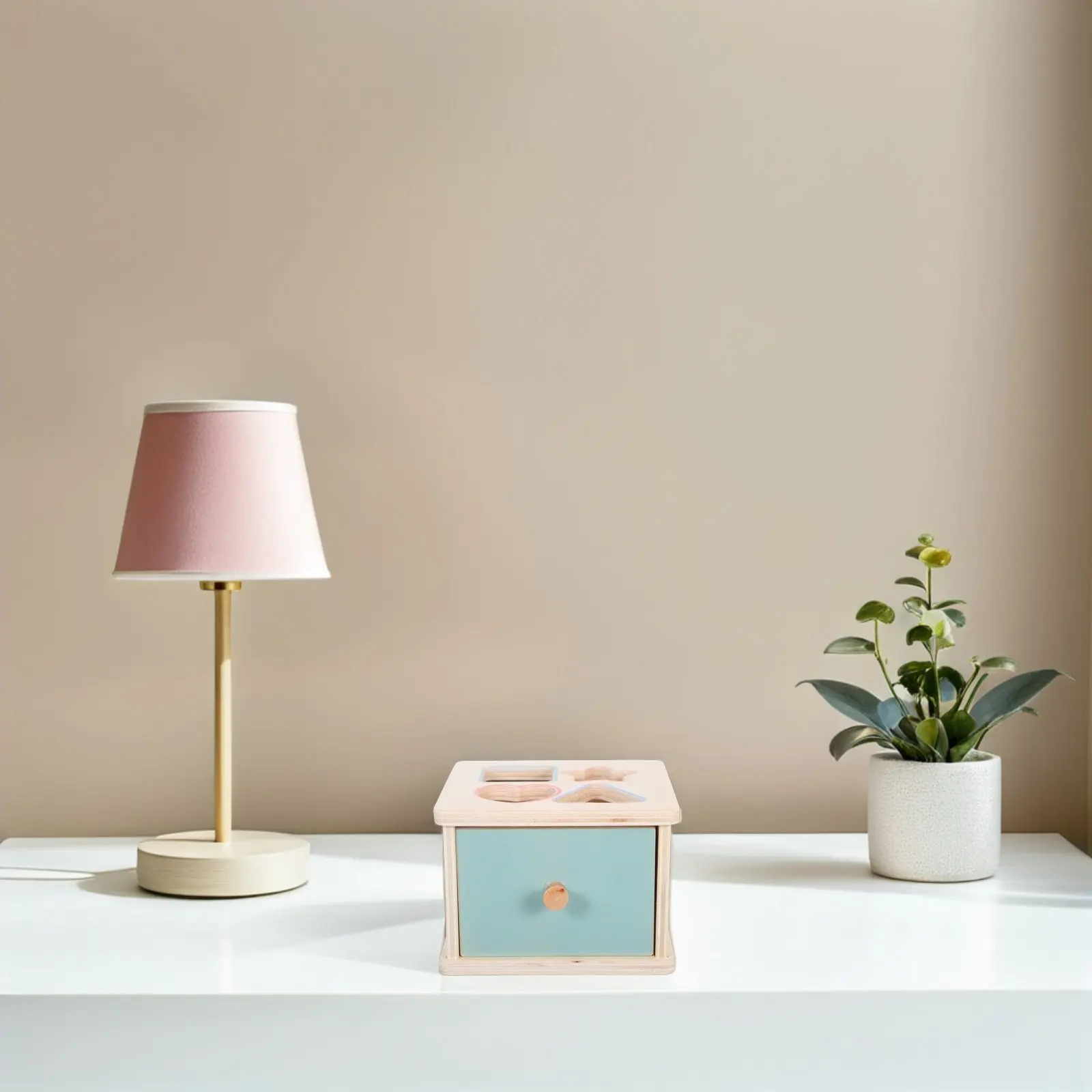 

Набор для раннего развития: деревянная коробка для сортировки по цвету и форме, игра-головоломка Монтессори для малышей, деревянные игрушки Монтессори