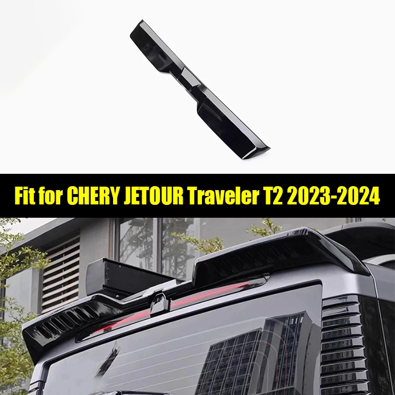 Car Integrated Roof Wing Fit for Jetour Traveller T2 2023 2024 Modified Rear Spoiler Fixed Wind Wing Car Exterior Accessories