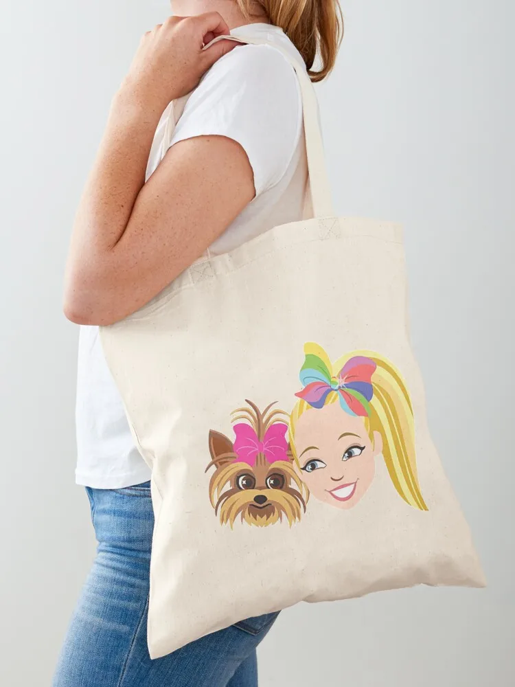 

JoJo Siwa Tote Bag Portable shopping bag Cloth bags the tote bag custom tote