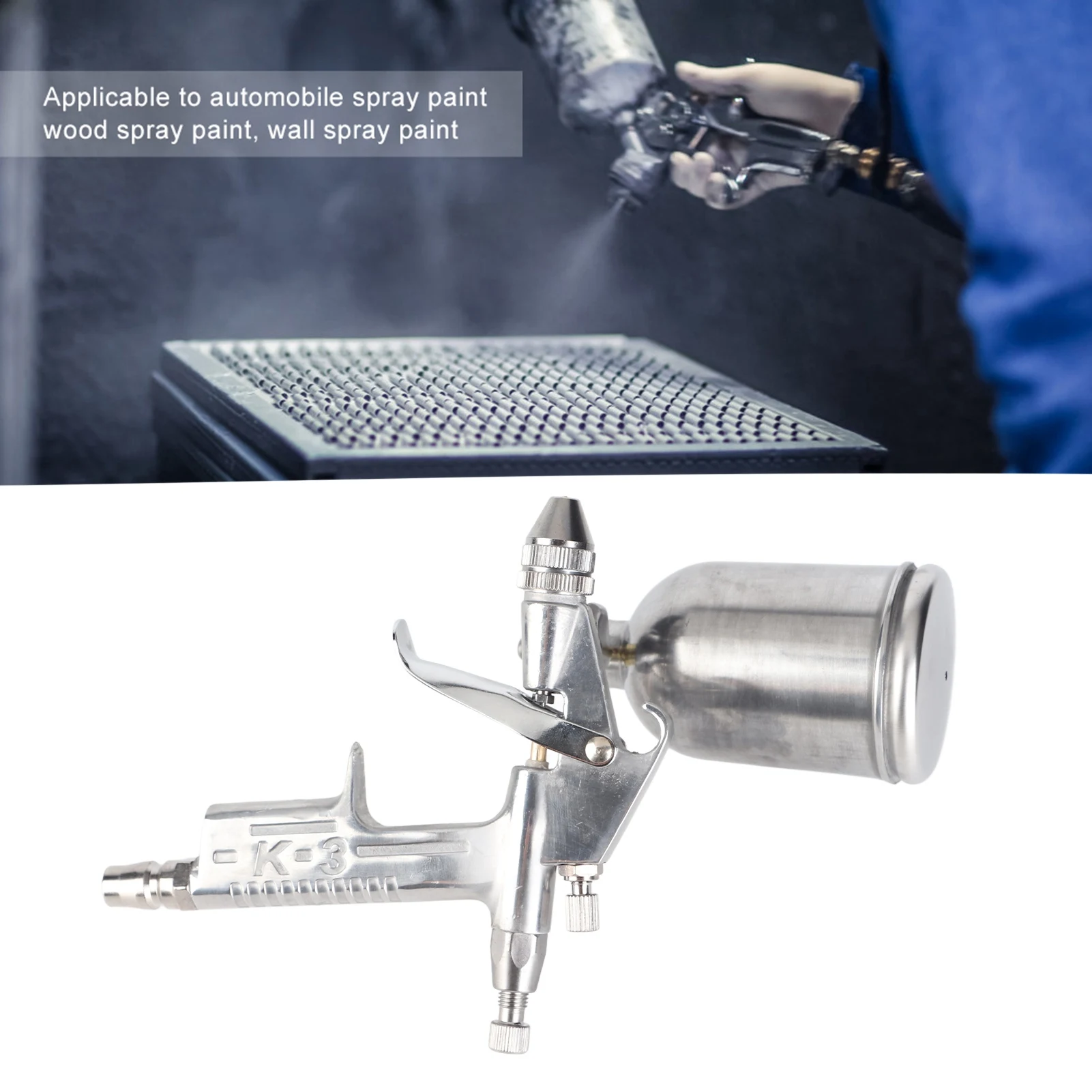 

Профессиональный пневматический распылитель с соплом 0,5 мм, объемом 125 мл, для покраски и ремонта автомобилей, алюминиевый распылитель для работы с воздухом.