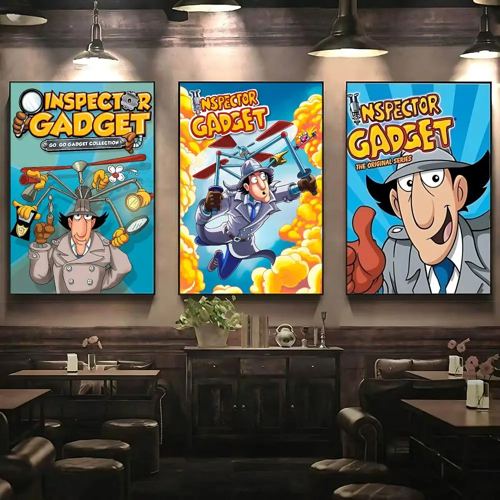 anime Inspector Gadget Poster Poster HD Printing Premium Style for Home Decor for Bedrooms Hallways Cafes Gift