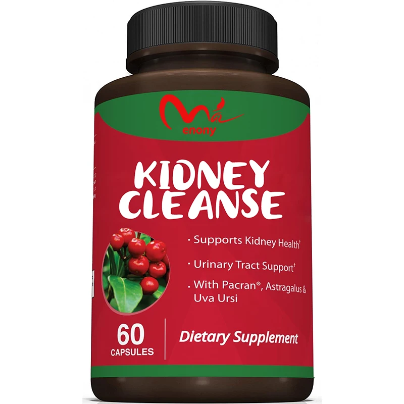 Kidney cleansing supplement, powerful formula containing cranberry extract to help support health, 60 vegetarian capsules
