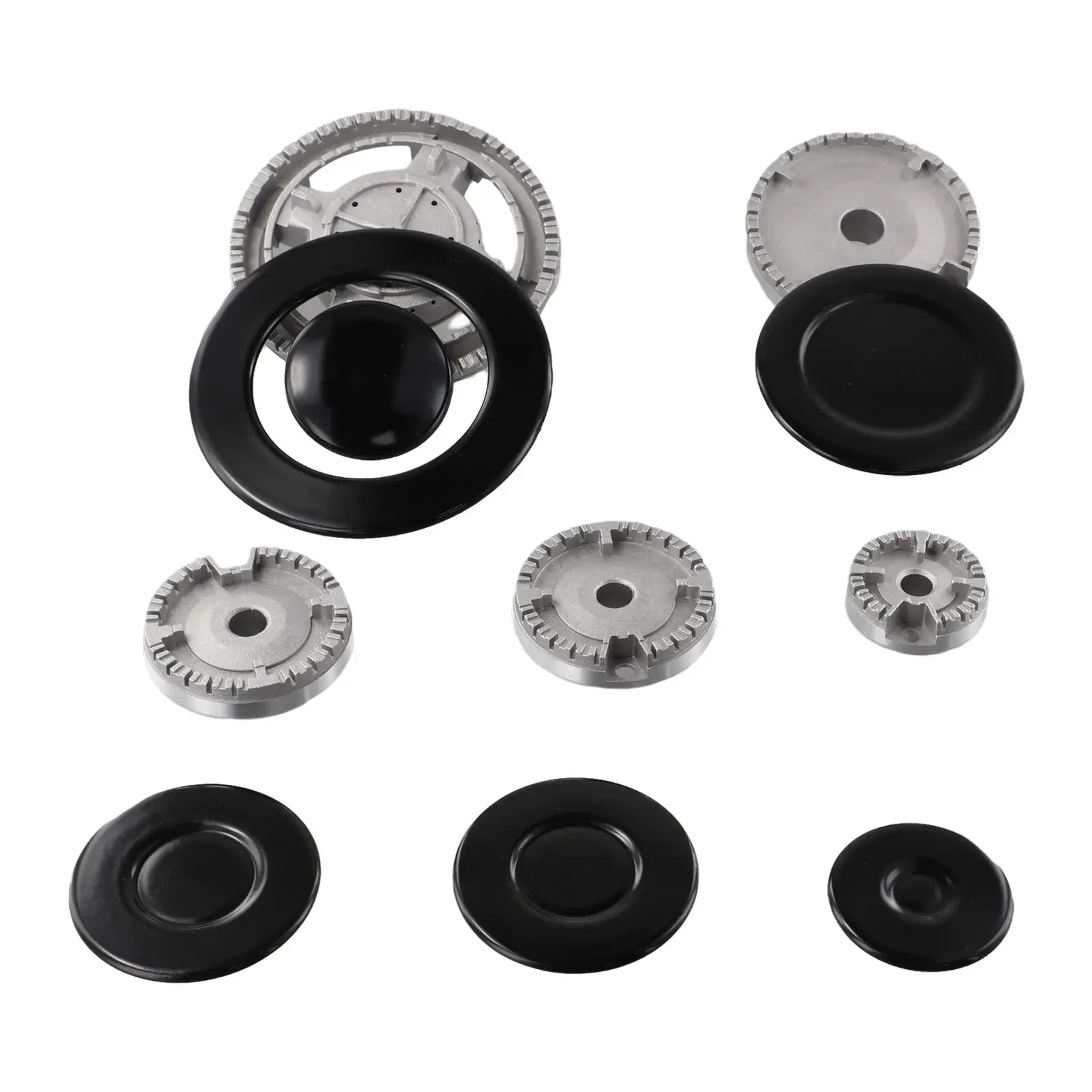 Upgraded Stove Lid Set For Sabaf Gas Stoves, Includes Stove Lid Handles And Stove Lids For Kitchen Appliances And Gas Cookware