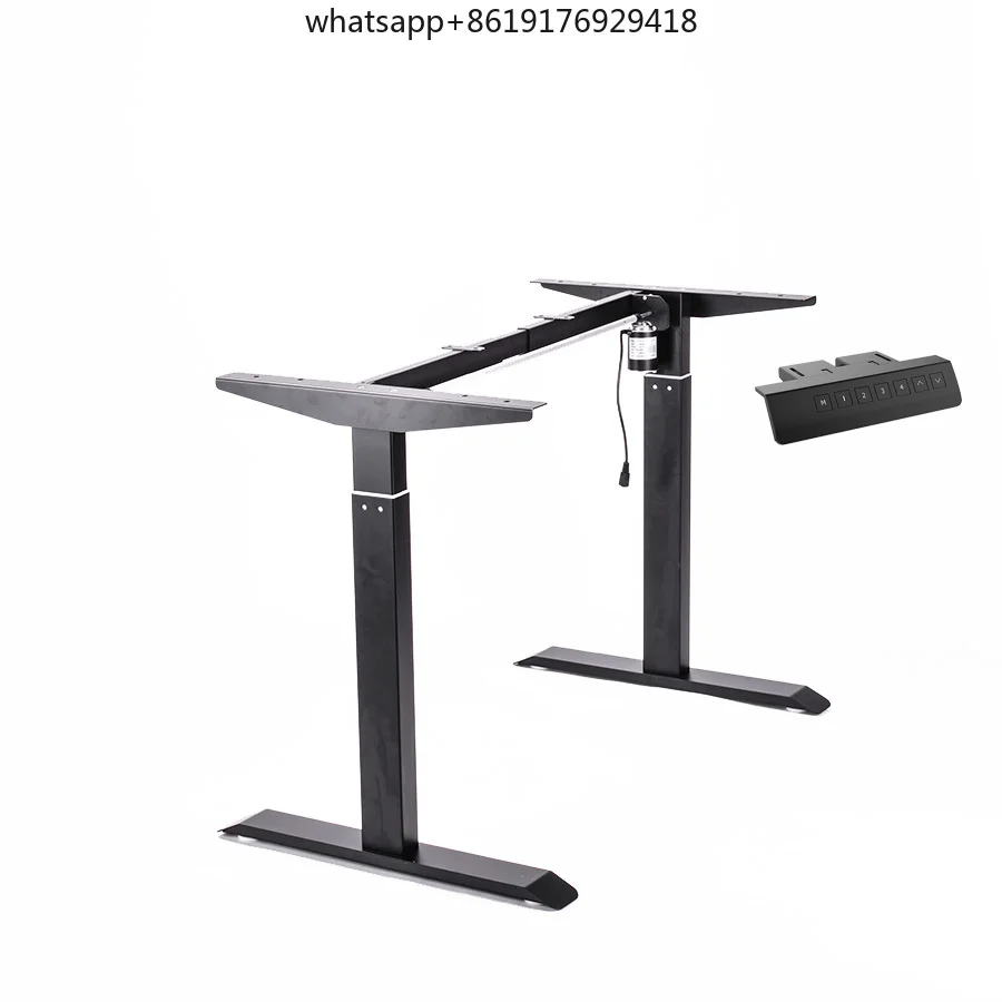 المحرك الخطي الكهربائي مكتب وحدات الارتفاع قابل للتعديل الجدول الدائمة مكتب محرك واحد إطار مكتب الكمبيوتر #5