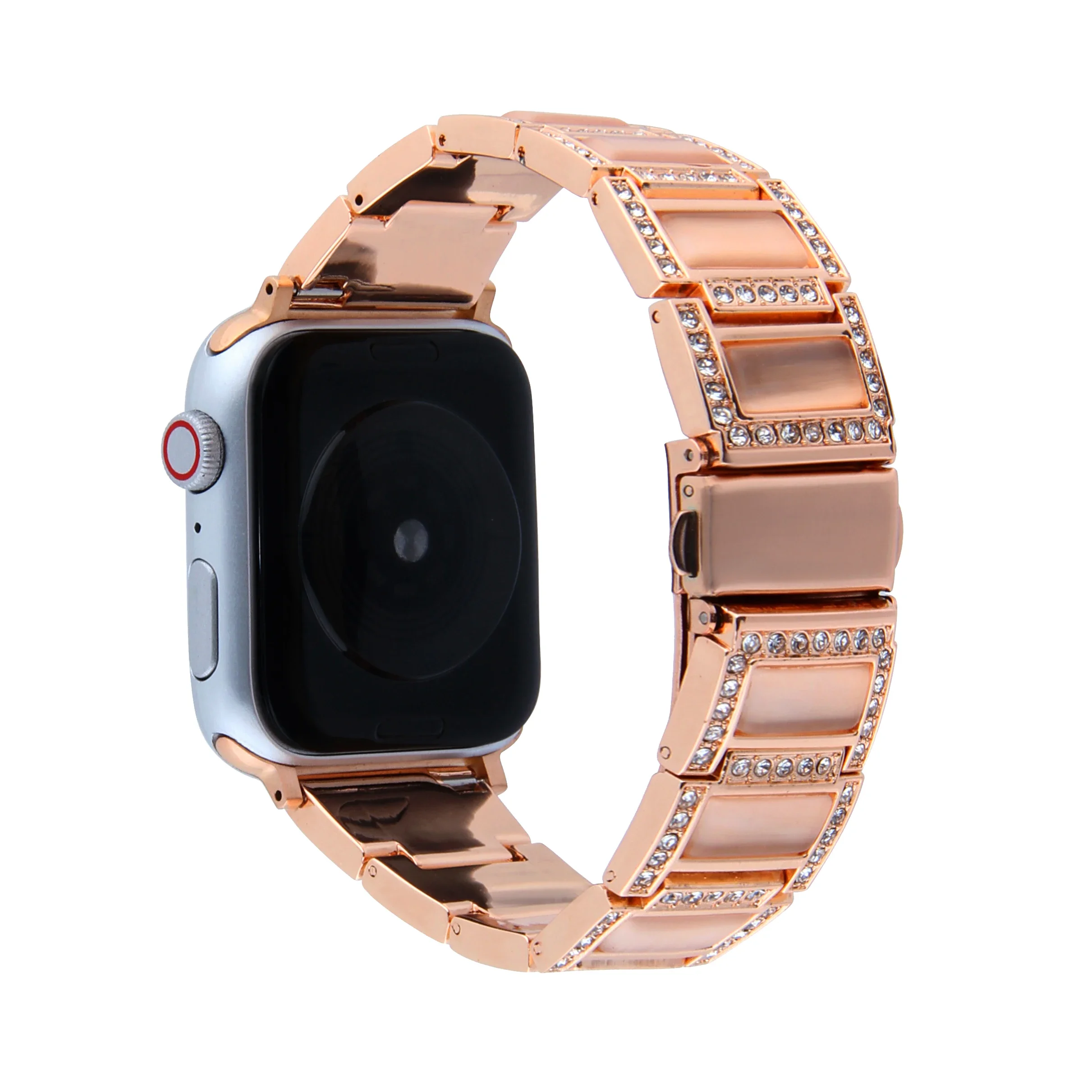 Diamond metal strap for Apple watch Ultra 10 9 8 7 41mm 45mm 46mm 49mm 6 5 4 SE 44mm 40mm resin strap for iwatch 38mm 42mm Band