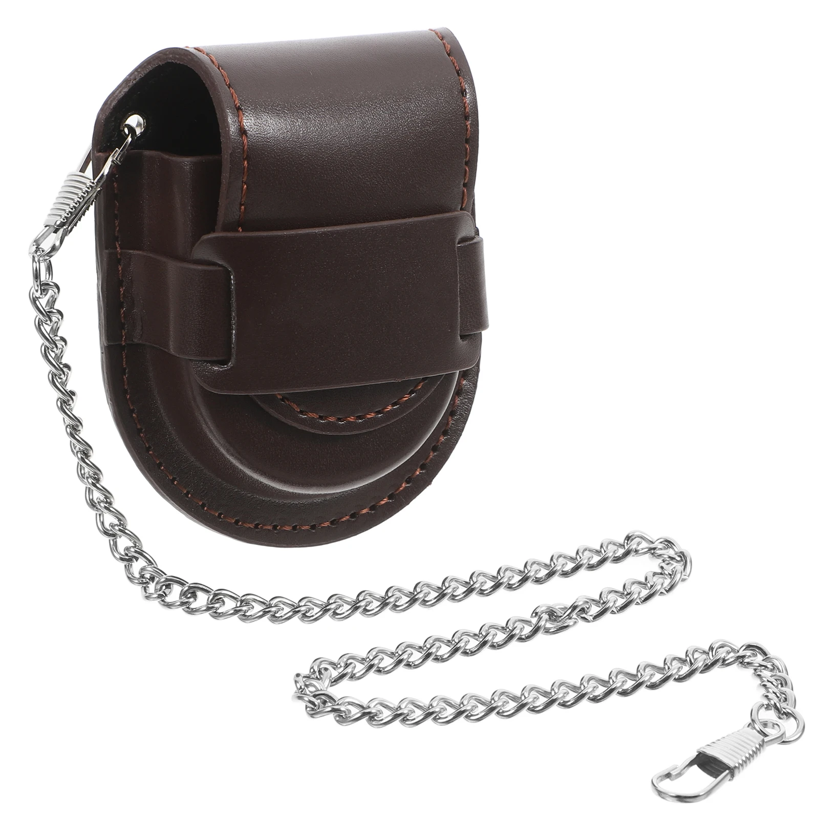 

Pocket Watch Case Retro Pouch Classic Fathers Reusable Protective PU Storage Container Scratch Free Beautiful