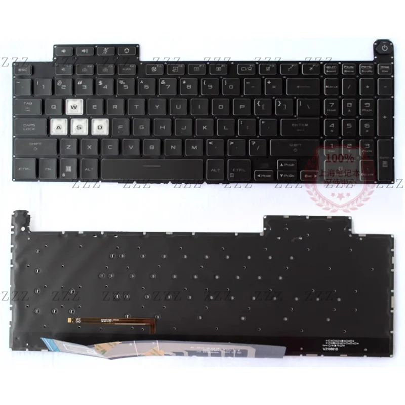 ZZ Brand New Replacement Laptop Keyboard for ASUS FA507 FX507 FX707 FX517 FA507R