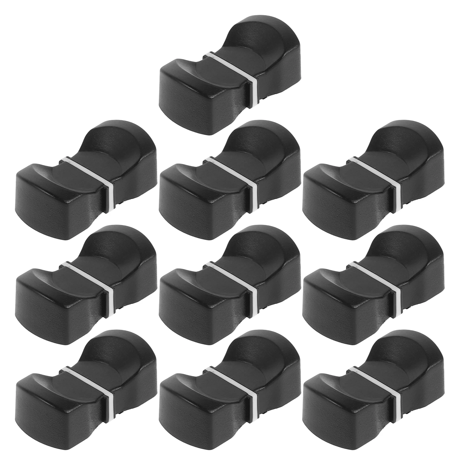 

10pcs Mixer Slider Knobs Push Keycap Slider Caps for Plastic Potentiometer Mixer DJ Equipment Accessories