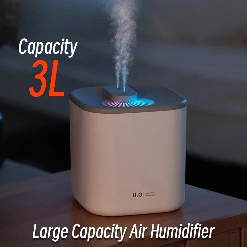 

3000Ml Air Humidifier Large Capacity Air Diffuser Atomizer Ultrasonic Air Humificador Purifier