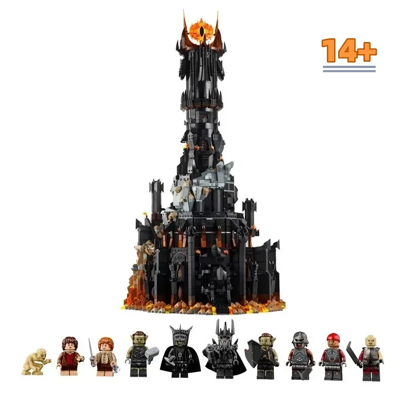 

Disney MOC Building Blocks 10333 Kit Black Tower Dark Model The Eye of Sauron 5471PCS Bricks For Christmas Birthday Gifts Adult