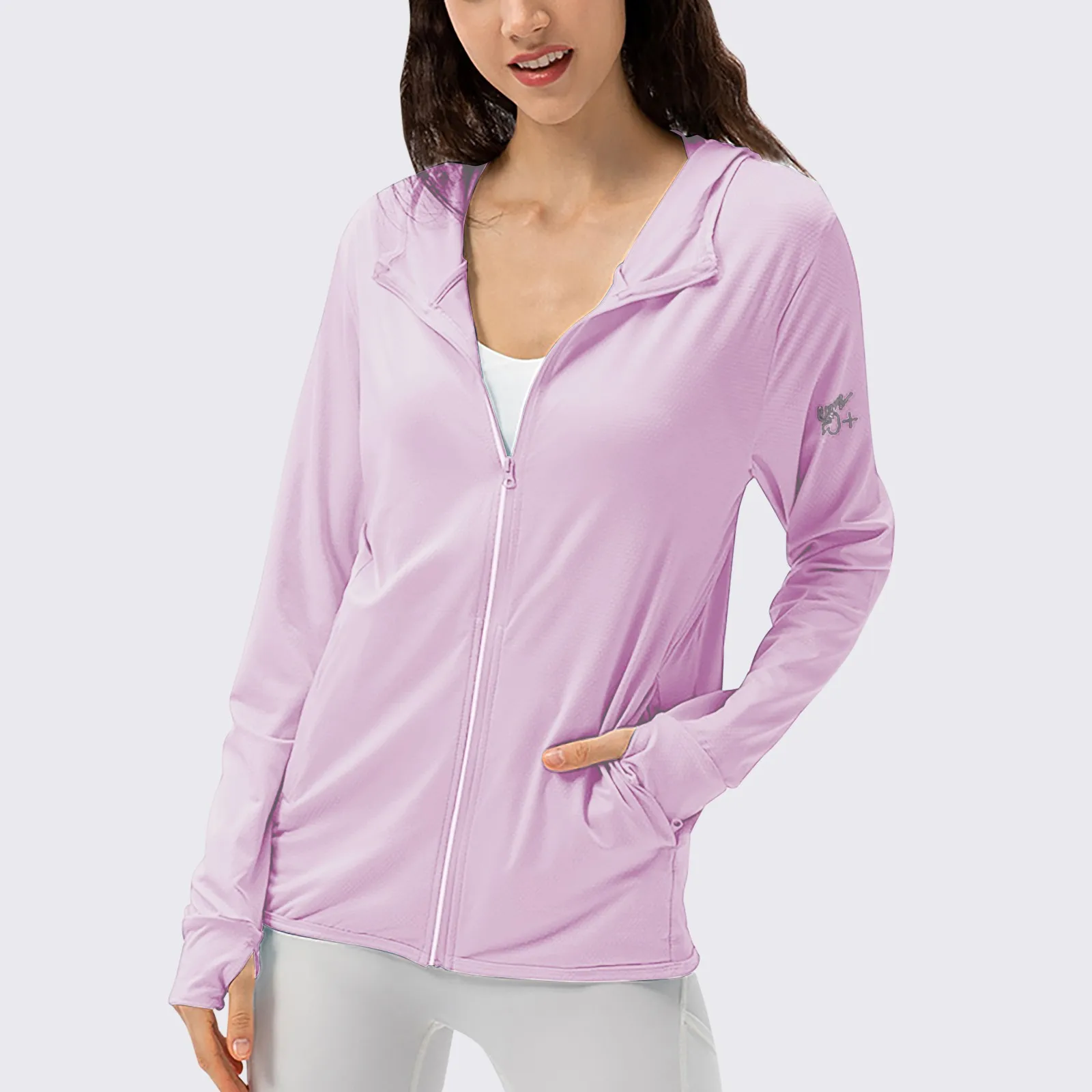 Estate Upf 50 + protezione solare UV cappotti in pelle donna traspirante leggero sottile fresco protezione solare abbigliamento sportivo giacche Casual