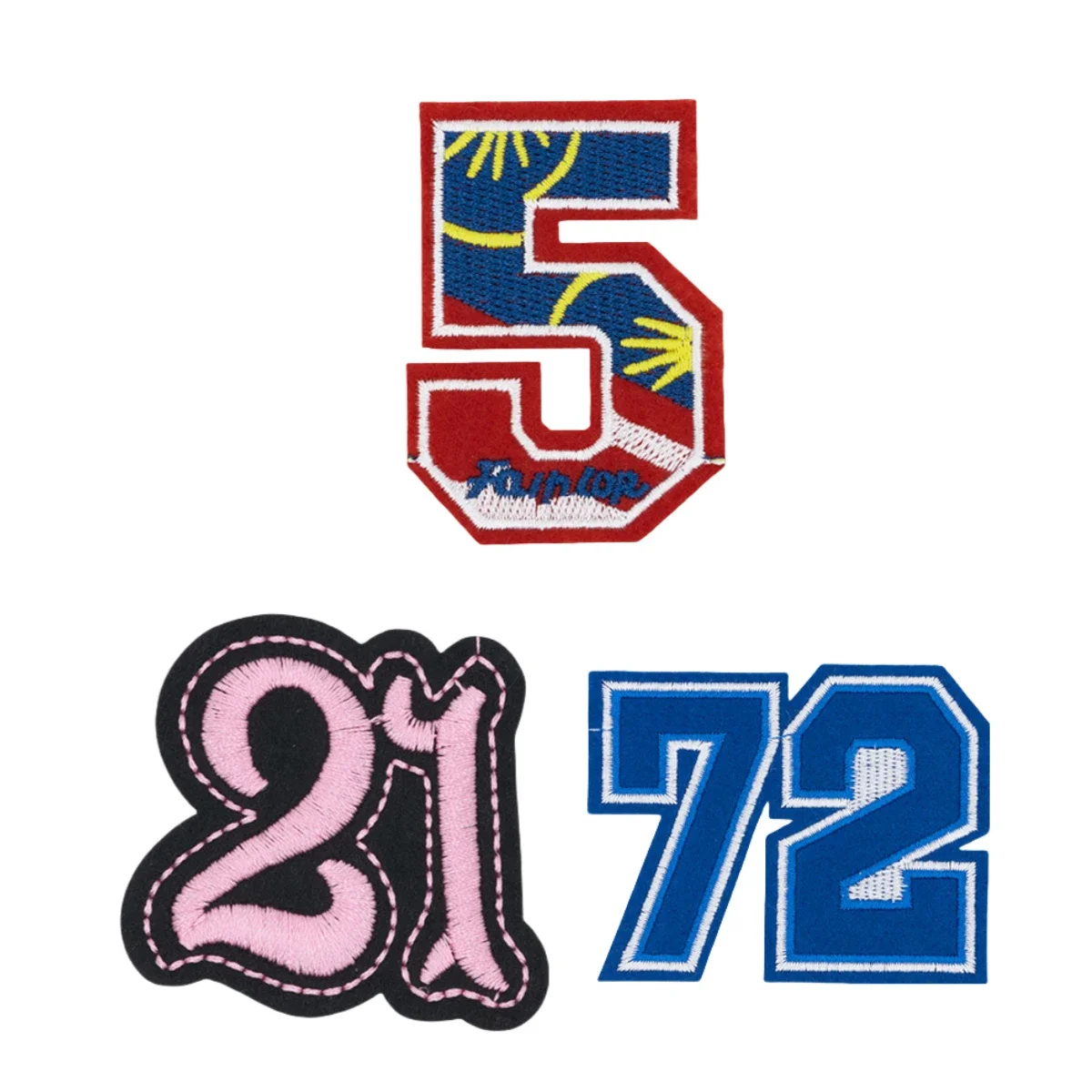 Digital Embroidery, Computer Embroidery Label Clothing Decoration Patch Clothing Accessories Patch Bag Personalized Patch Cloth