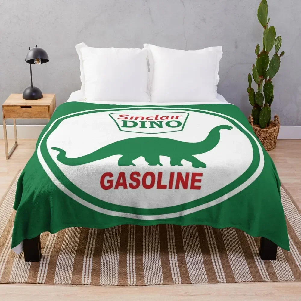 Sinclair Dino Gasoline Throw Blanket Decorative Sofas decorative Blankets