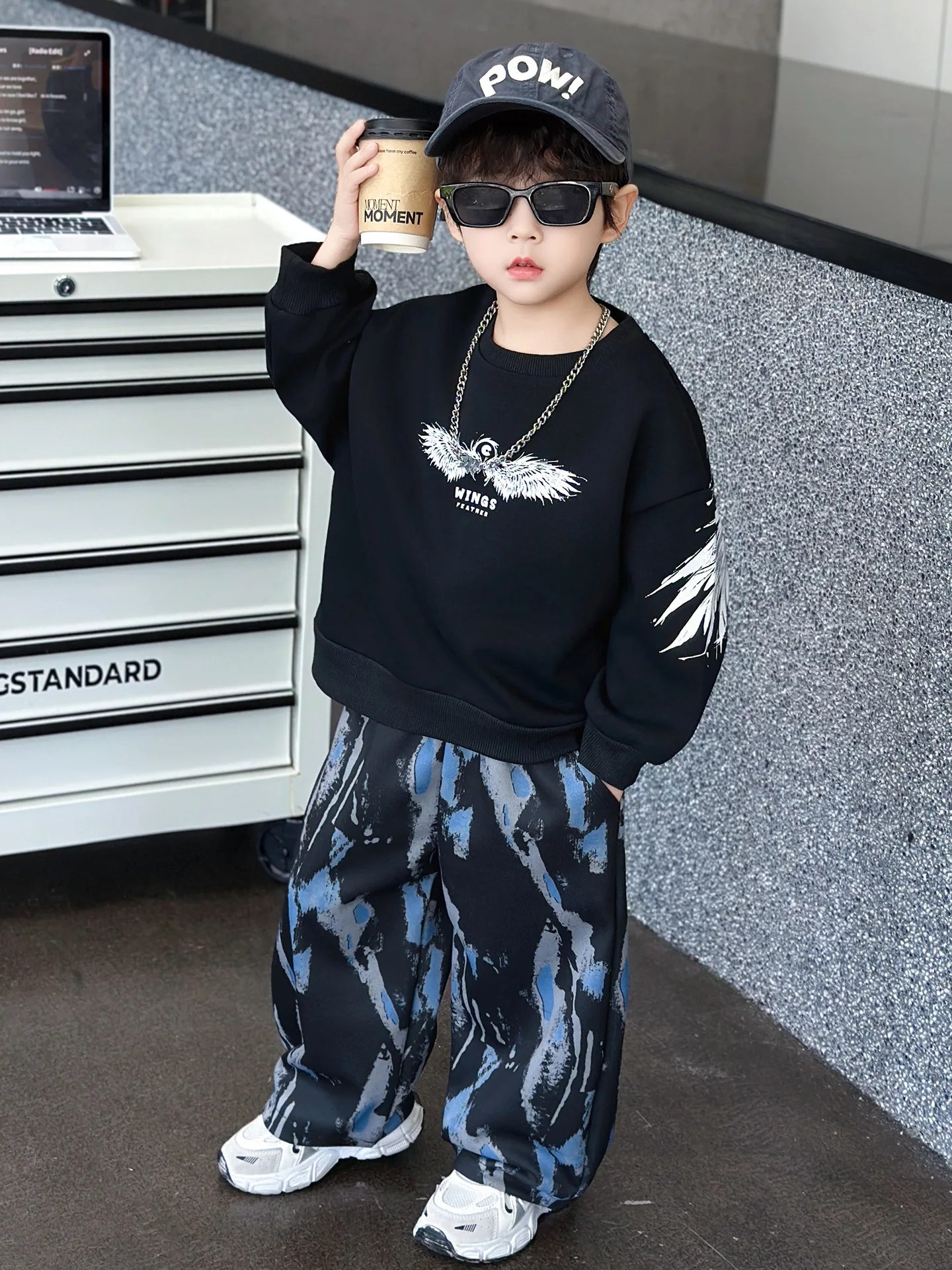 2-10Years Spring Autumn New Children's Sweatshirts and Pants 2pcs Suits Boy Sports Set Loose Casual Boys Outfit Kids Tracksuits