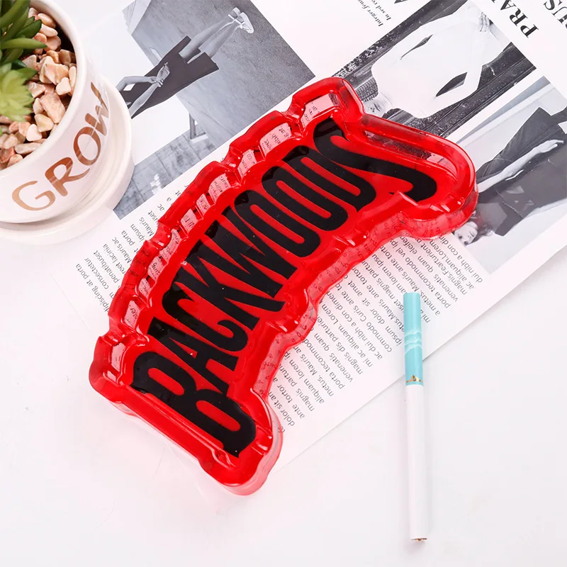 BACKWOOD-Cigarette Ashtray Cigarette Holder Rack Tobacco Accessoy Cool Anime Ashtray Smoke Deduction Portable Ash Tray, Luxury