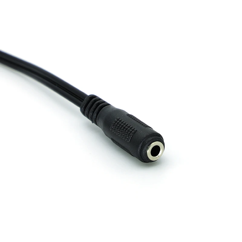 3.5 Audio Aux Socket Connector to Headphone Music Wire 3.5mm RCA Female Jack Stereo Cable Y Plug 2 Male Adapter 0.3M