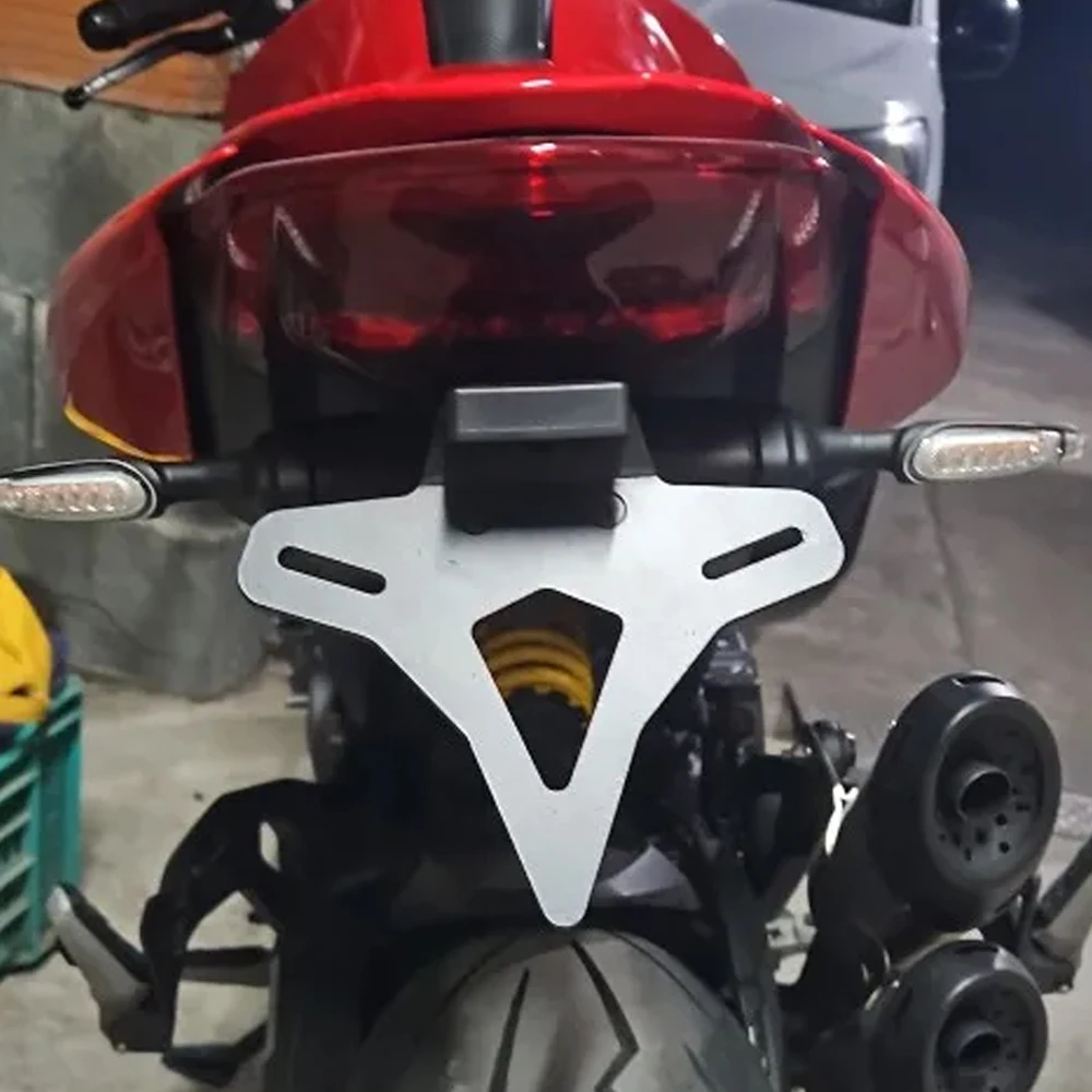 For Ducati Monster950 937 2021 2022 2023 2024 Monster 950 License Plate Holder Rear Fender Eliminator Short Tail Light Bracket
