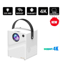 Projector Home Theater Portable Q96 OHP Projector 230ANSI Android LED 4G 5G Dual WiFi BT HD 4K Android Projector