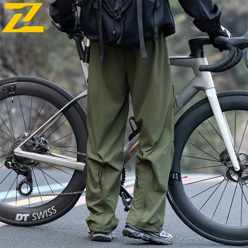 Men's Soft Cargo Pants 2025 Autumn New Cycling Adventure Overalls Outdoor Metropolis Style Utility Trail Workwear Trousers