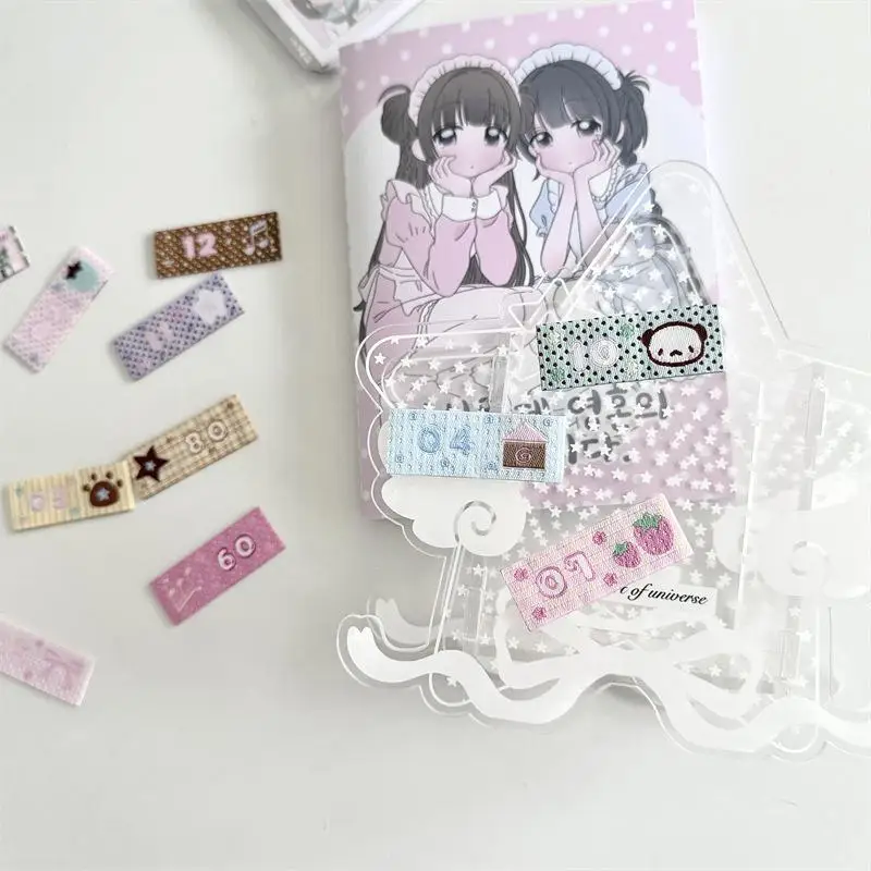 Niedliche, selbstklebende, gestickte Aufnäher im INS-Stil mit lieblichen Cartoon-Designs für DIY-Kleidung, Rucksäcke und Dekorationen. – Detail 4