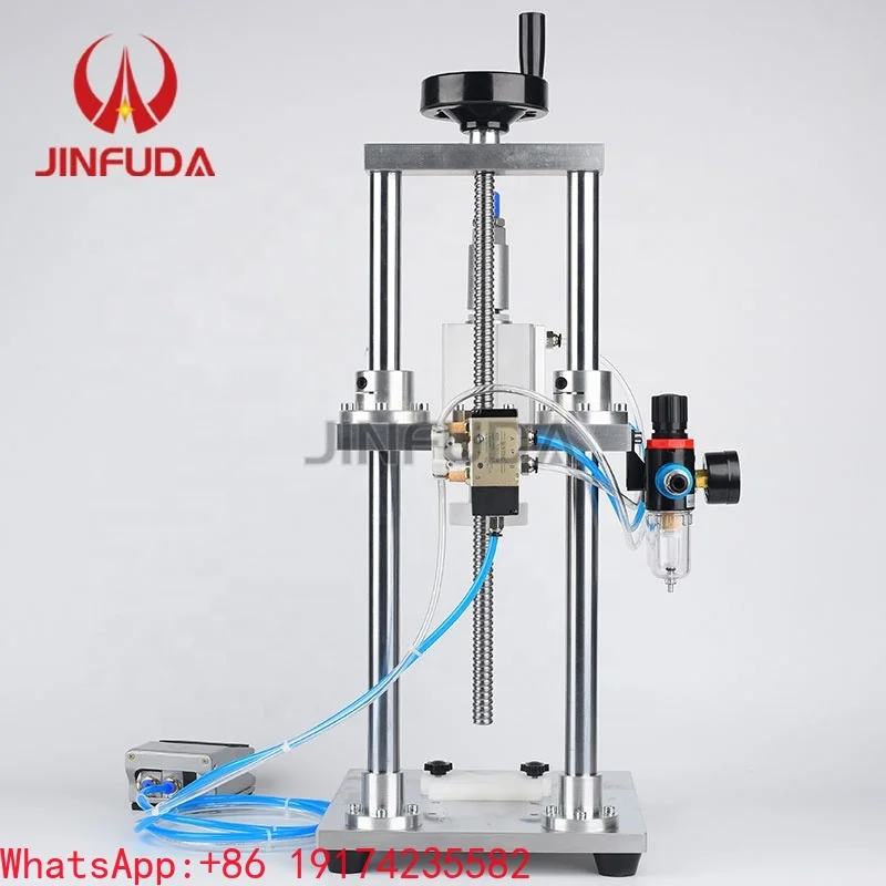 

Pneumatic Crimping Tool Crimping Capping Machine for Perfume Bottles Good Product