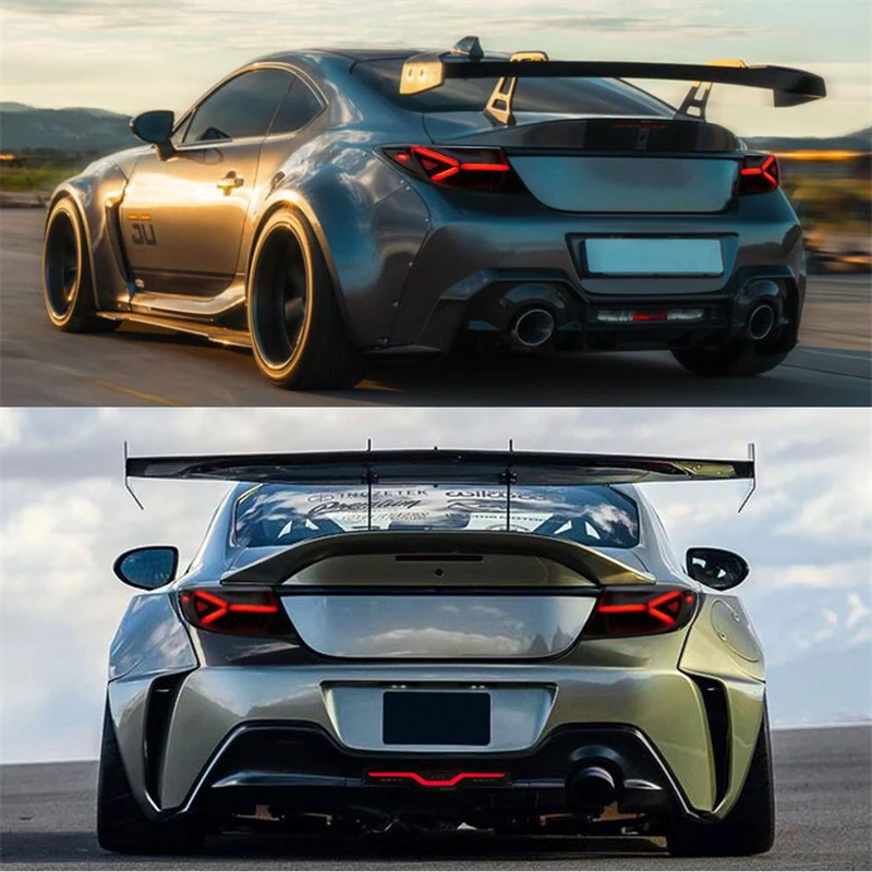 سيارة مصباح ليد خلفي ل Toyt GR86 لسوبارو BRZ 2021 2022 2023 سيارة النهار تشغيل أضواء بدوره إشارة مصباح مكبح الضوء الخلفي #5