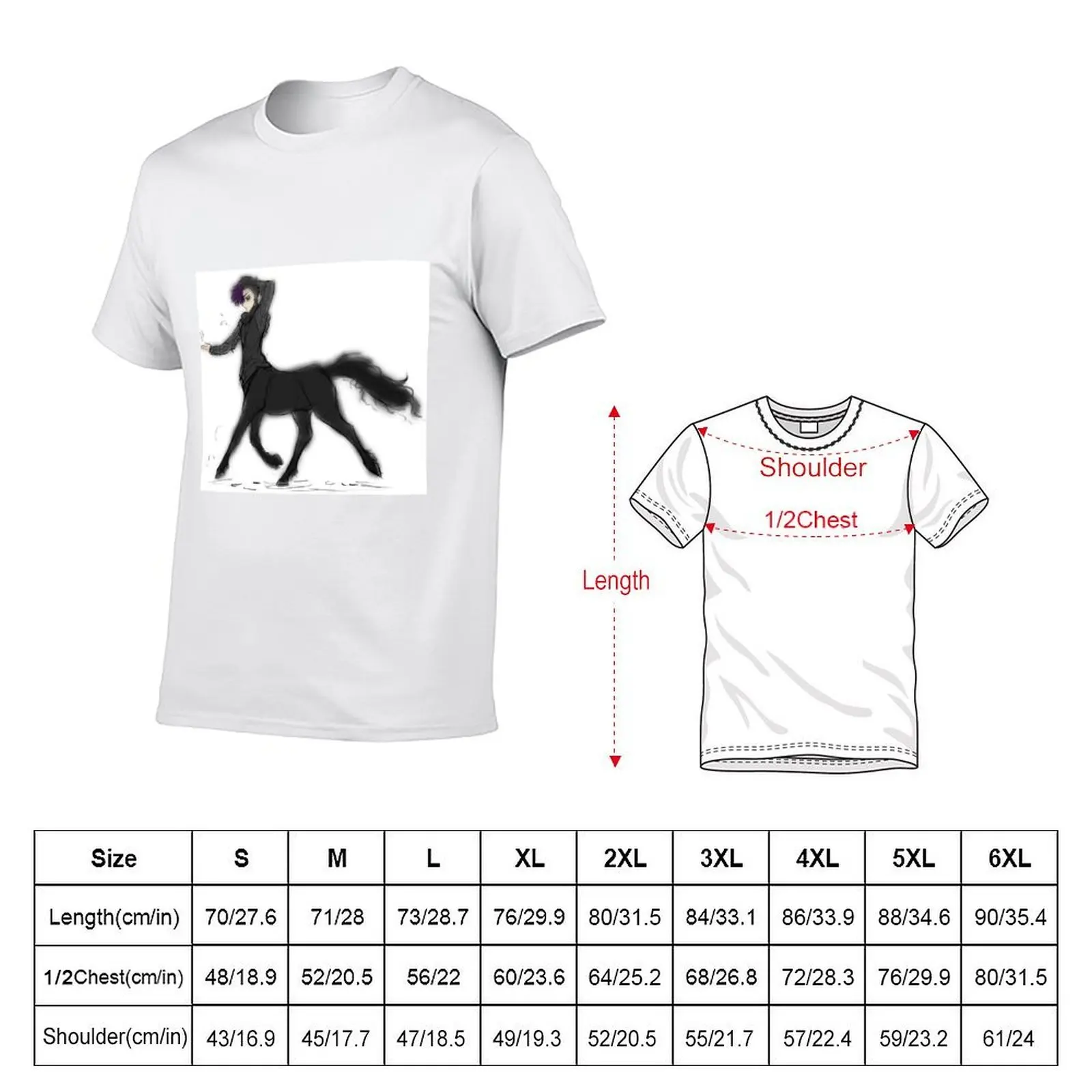 Centaur Virgil T-Shirt anime t shirts oversize t shirts for man graphic tees T-Shirt