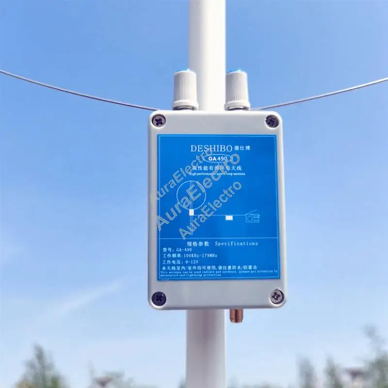 Outdoor Shortwave Antenna Ga490 Radio/SDR/Malachite Radio Antenna Shortwave Nhk Multi-Function Convenient Radio,10M Easy To Use-