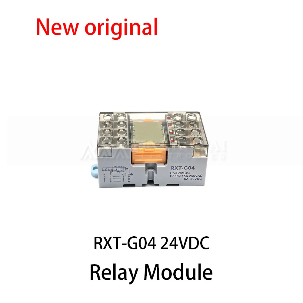 1Pcs New RXT-G04 24VDC Relay module 4-channel module DC24V