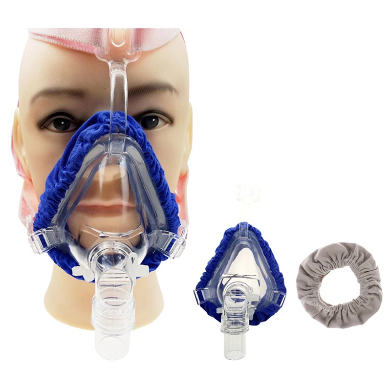 Reutilizáveis tecido Cpap máscara forros, Reduzir vazamentos de ar, Irritação cutânea, 2 pcs