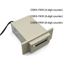 CSK4-YKW CSK5-YKW CSK6-YKW6 - bit panel AC110V220V DC12V24V36V electromagnetic counter pulse counter punch press packing counter