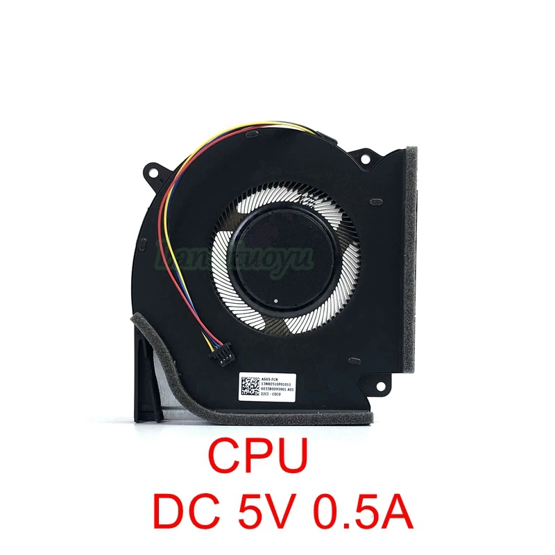 合成CPU冷却ファン,ラジエーターアクセサリー,エントランスx g15 g513 g533 g17 g713 g733 g533q g513qr g713qr g713qr g733qs 13nr0510p01011 dc12v 5v