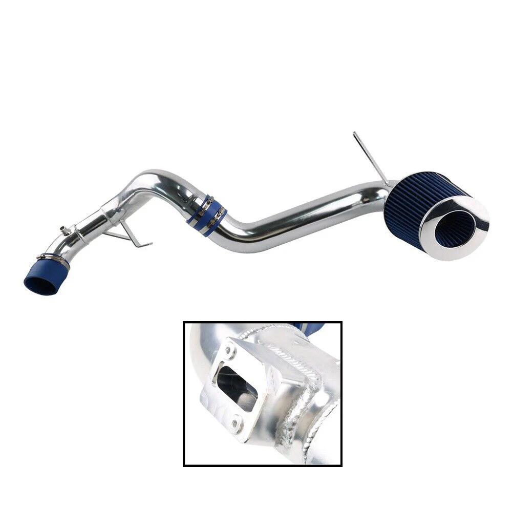 Racing Cold Air Intake Kit + blue Filter Combo  Compatible For Honda Civic EX LX DX 1.8L 2012-2015