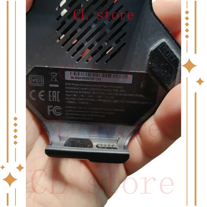 95%NEW Genuine AeroActive Cooler 5 Fan For Asus ROG Phone 5