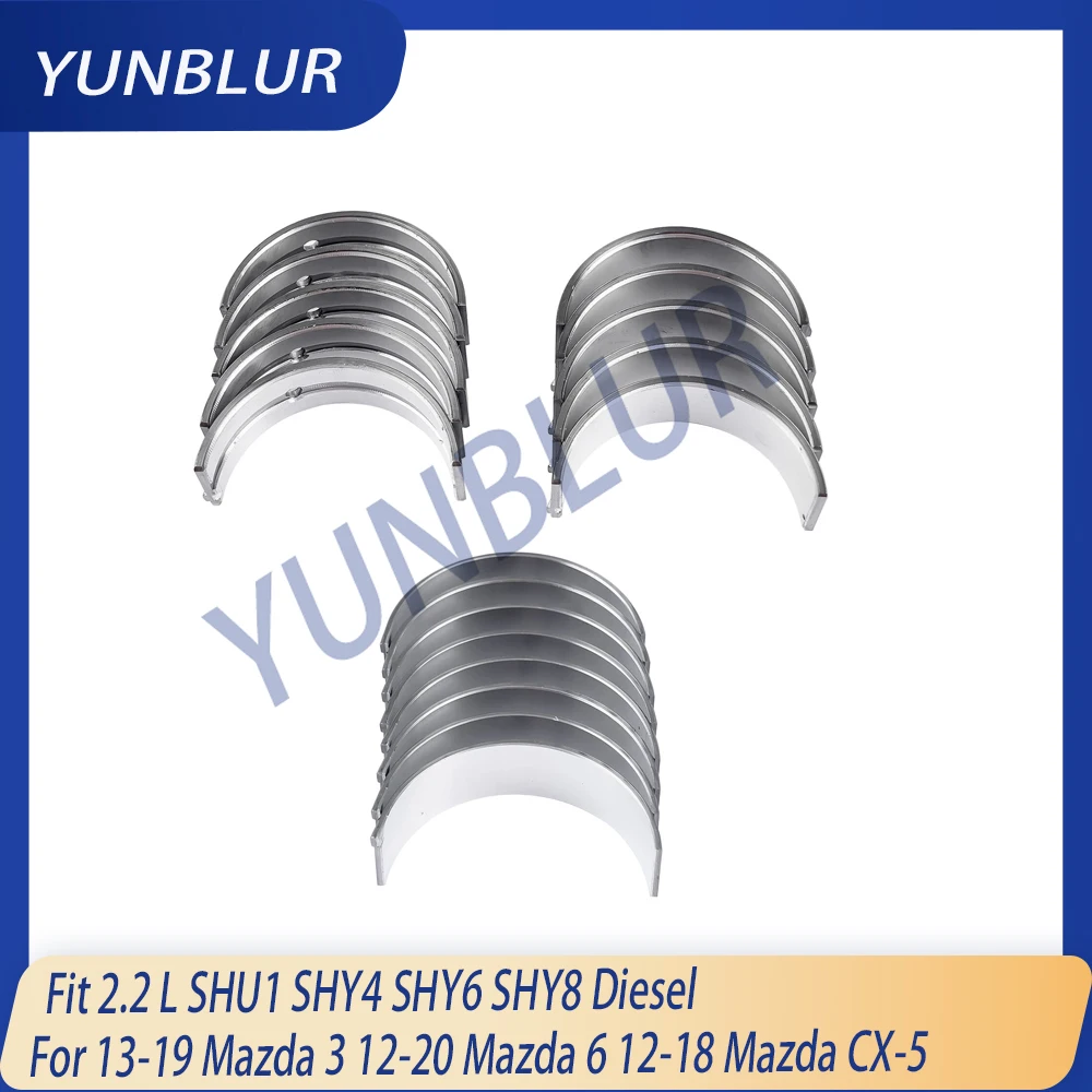 

STD Engine Main / connecting rod bearing Set Fit 2.2 L Diesel SHY1 SHY4 SHY6 SHY8 SH-VPTS For 12-21 MAZDA 6 GJ GL CX-5 KE GH KF