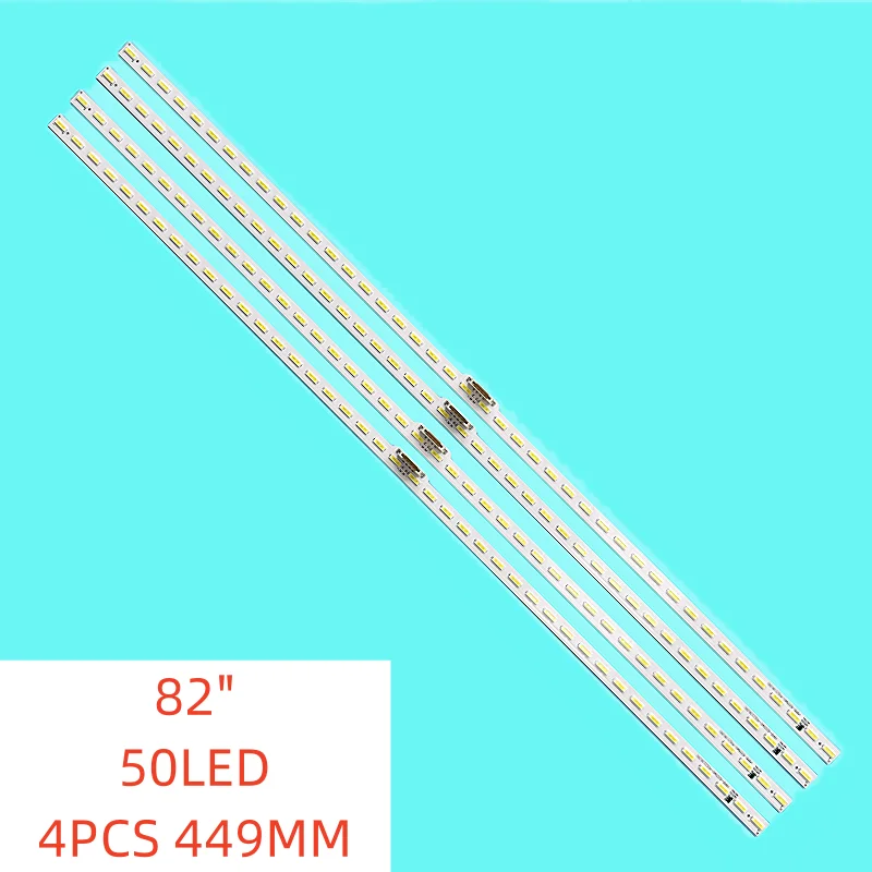 

4PCS 50lamp LED Backlight Strip for Samsung Qn82Q6 Qn82q60r V9Q6-820SM0-R0 BN96-48256A TC820A03_3030F QA82Q60RAK QE82Q60RATXXH