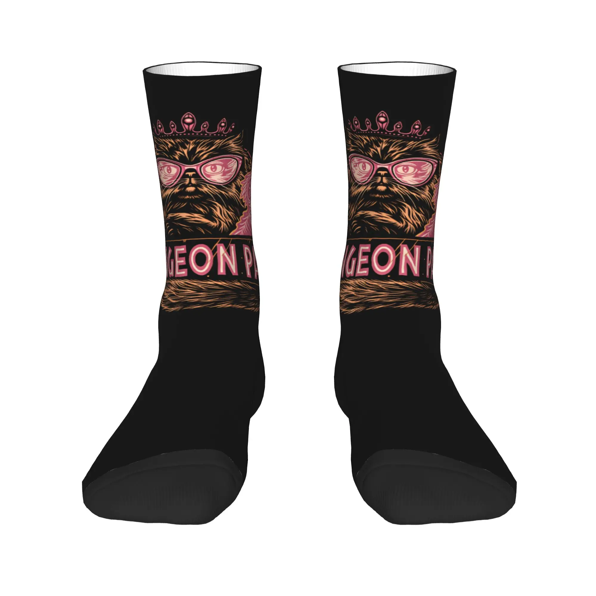 Dungeon Park Gorilla Crown Pink Flamingo Funny Fantasy Design Socks Spring  Stockings Kawaii Couple Soft Socks Anti-Slip Socks